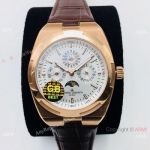 GB Factory Vacheron Constantin Overseas Perpetual Calendar Watch Rose Gold White Face